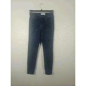 Mudd Flx Stretch Blue Denim Mid Rise Vintage Skinny Jeans Girls Size 1